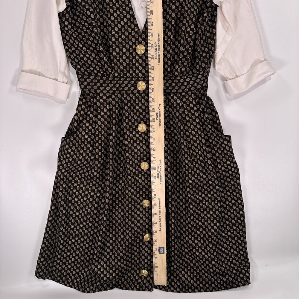 R J Stevens Women’s Shirtwaist Dress Made In USA Button Front 10P - Picture 11 of 13